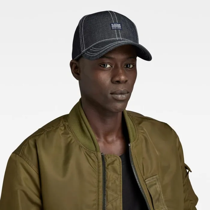 Accessories Men GStar RAW Avernus Original Denim Baseball Cap Raw Denim