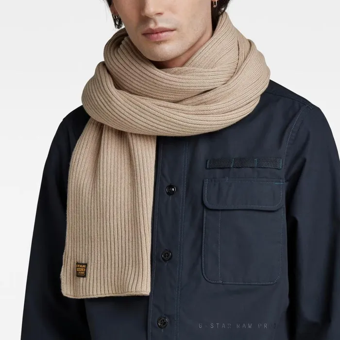 Accessories Men GStar RAW Effo Scarf Text Westpoint Khaki