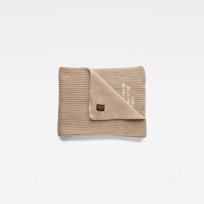 Accessories Men GStar RAW Effo Scarf Text Westpoint Khaki