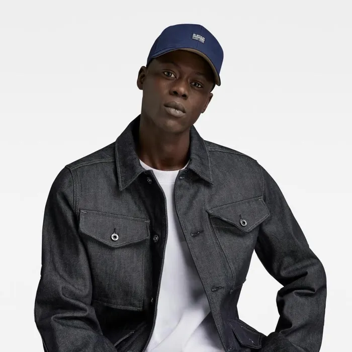 Accessories Men GStar RAW Originals Baseball Cap Sartho Blue