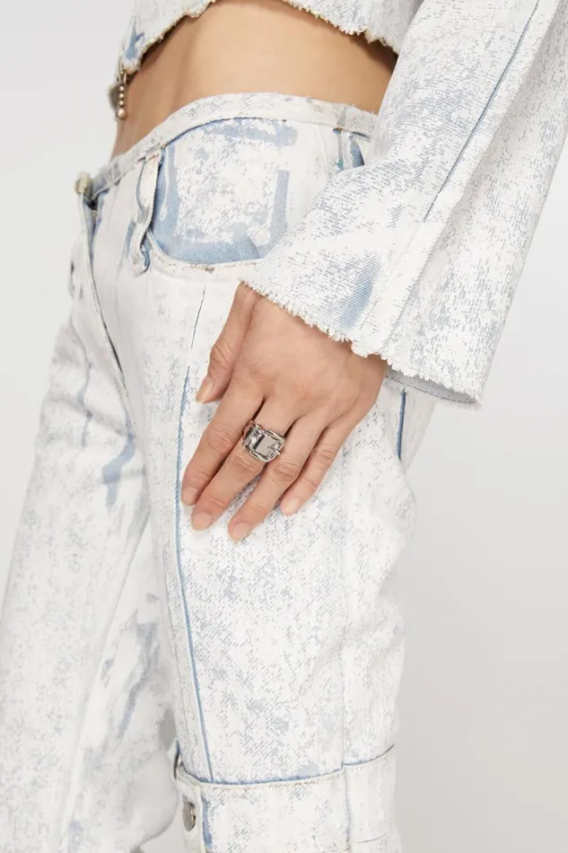 Acne Studios Buckle Ring Silver Woman Jewellery