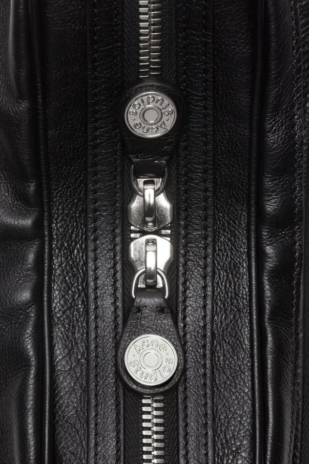 Acne Studios Camero Shoulder Bag Black Woman Bags