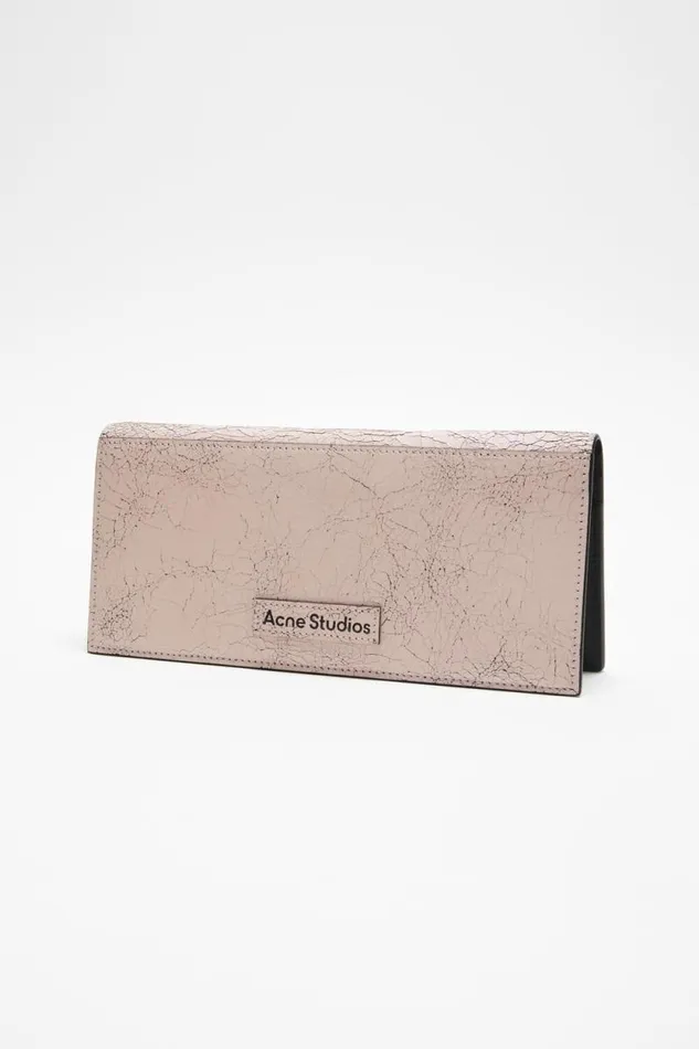 Acne Studios Continental Wallet Pastel Pink Man Small Leather Goods