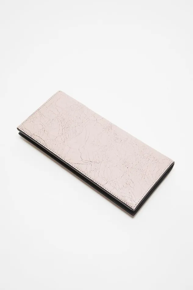 Acne Studios Continental Wallet Pastel Pink Man Small Leather Goods