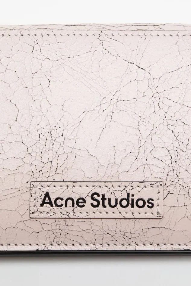 Acne Studios Continental Wallet Pastel Pink Man Small Leather Goods