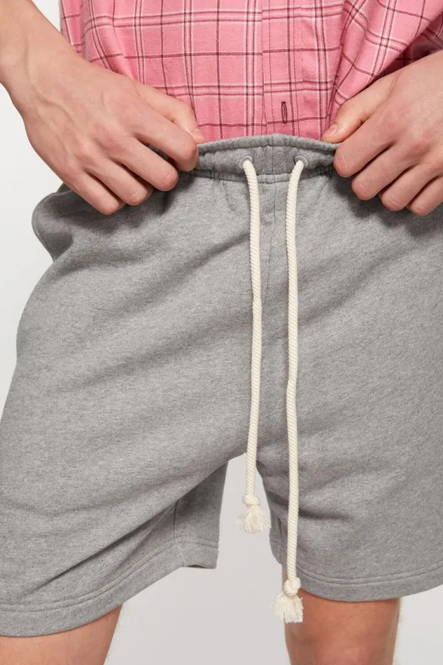 Acne Studios Fleece Shorts Light Grey Melange Man Shorts