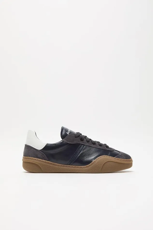 Acne Studios Laceup Sneakers Anthracitegrey Woman Shoes