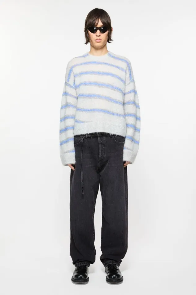Acne Studios Loose Fit Jeans 8211 1991 Toj Black Man Jeans