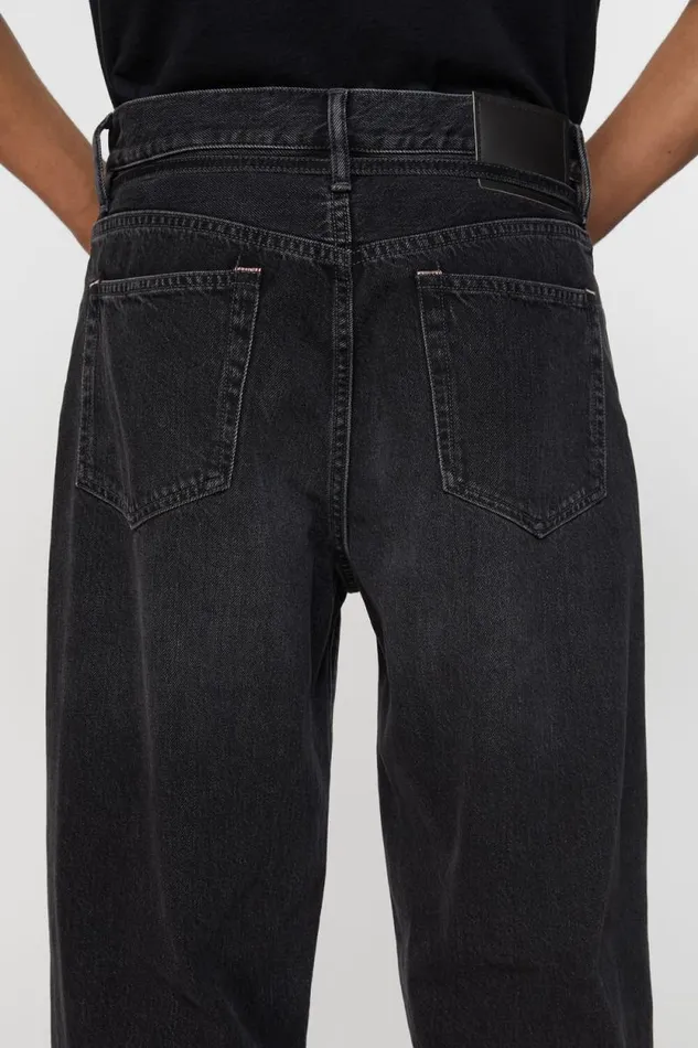 Acne Studios Loose Fit Jeans 8211 1991 Toj Black Man Jeans
