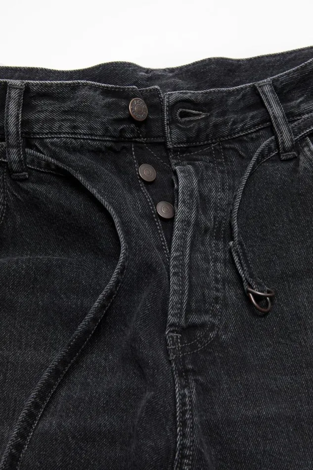 Acne Studios Loose Fit Jeans 8211 1991 Toj Black Man Jeans