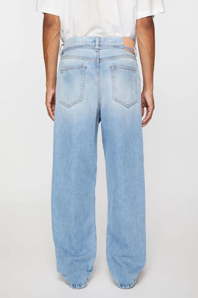 Acne Studios Loose Fit Jeans 8211 1991 Toj Light Blue Man Jeans