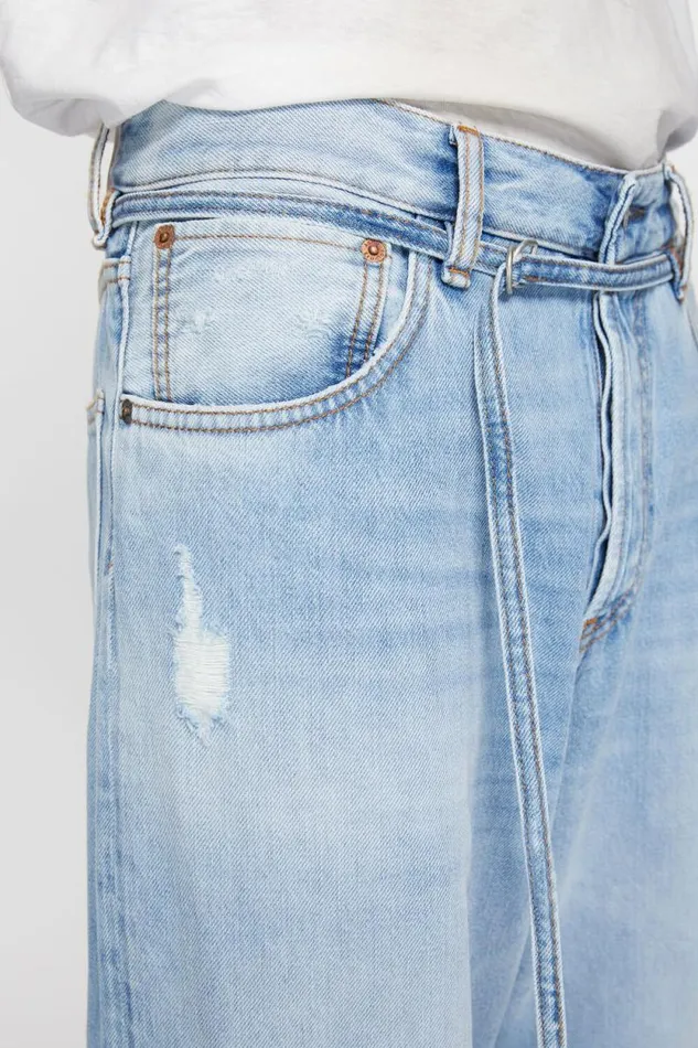 Acne Studios Loose Fit Jeans 8211 1991 Toj Light Blue Man Jeans