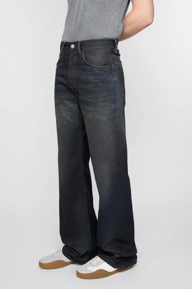 Acne Studios Loose Fit Jeans 8211 2021M Dark Blue Man Jeans