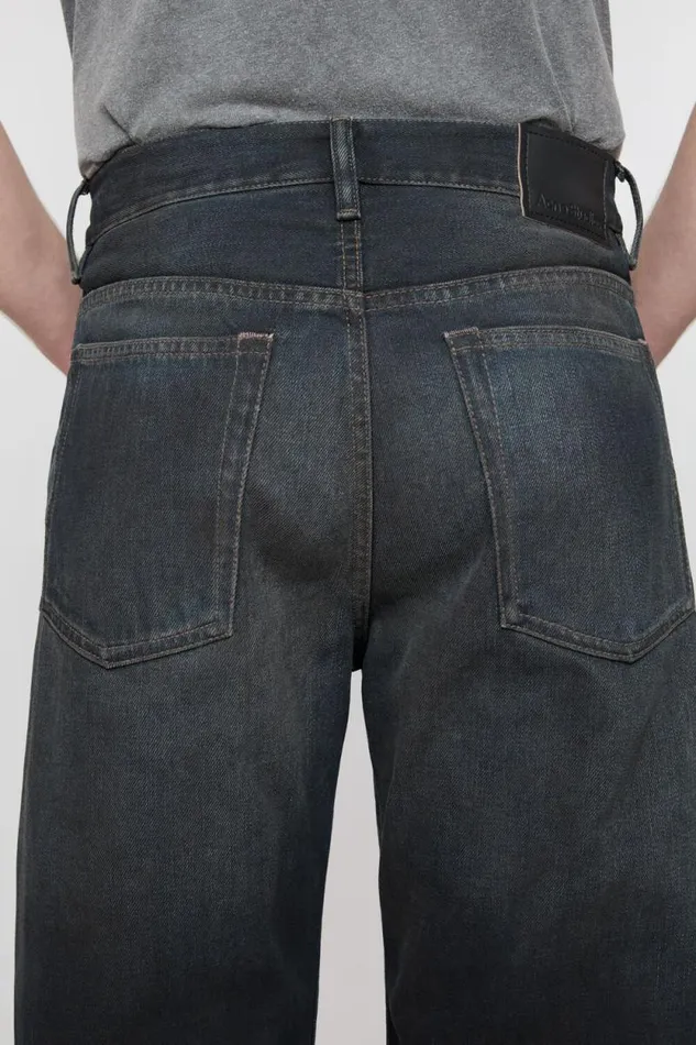 Acne Studios Loose Fit Jeans 8211 2021M Dark Blue Man Jeans
