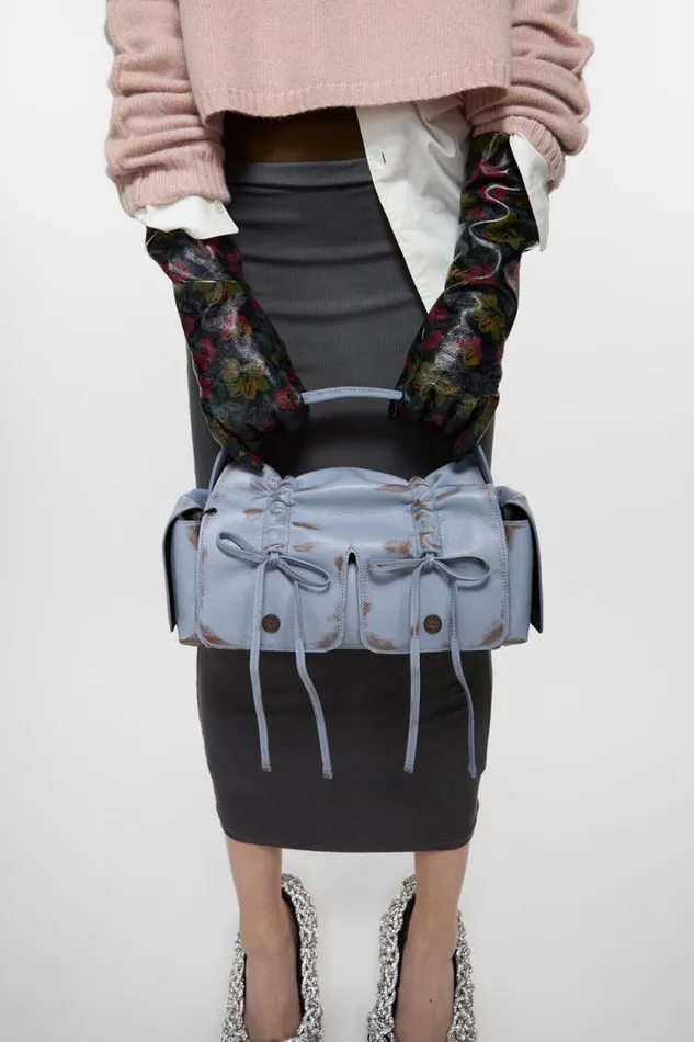 Acne Studios Multipocket Bag Lilacbrown Woman Bags