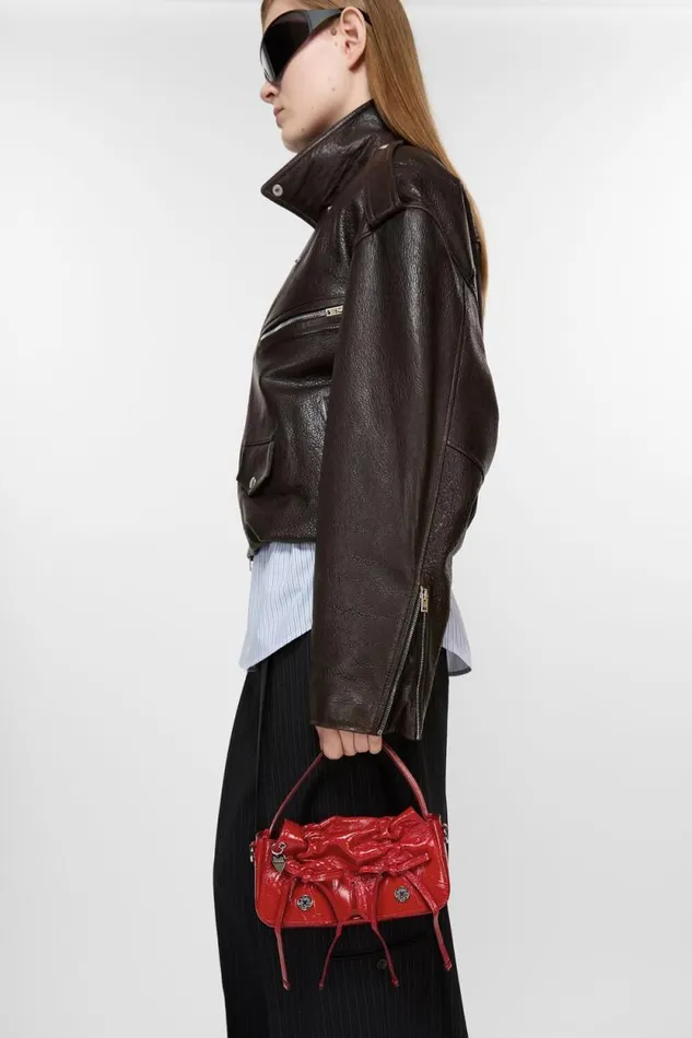 Acne Studios Multipocket Micro Bag Red Man Bags