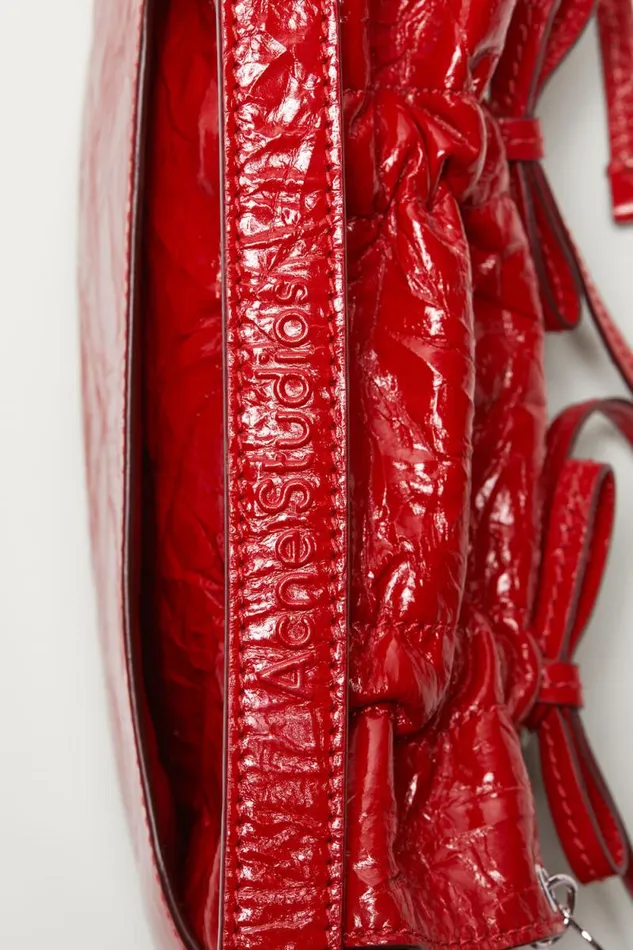 Acne Studios Multipocket Micro Bag Red Man Bags