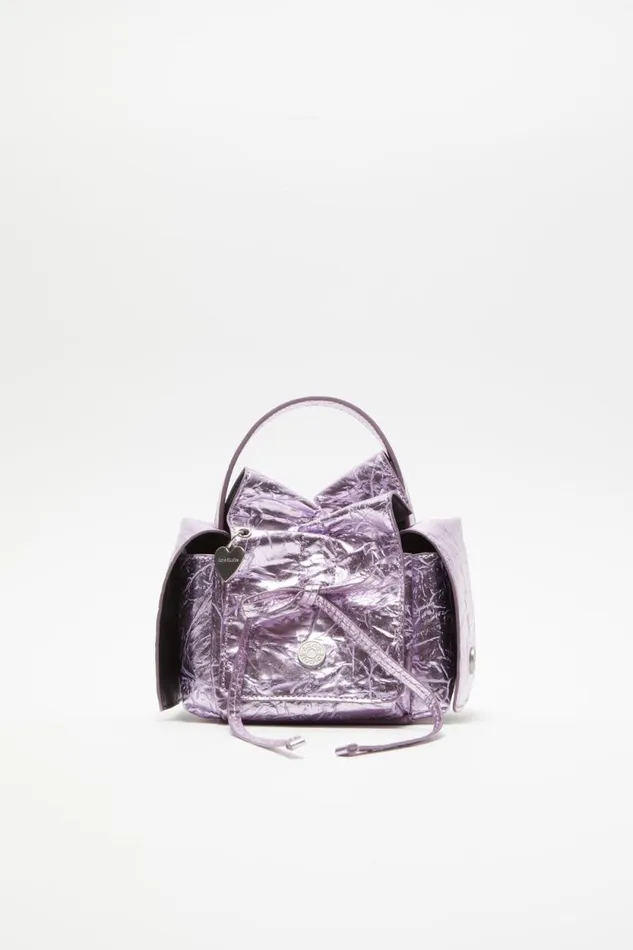 Acne Studios Multipocket Mini Bag Lavender Purple Woman Bags