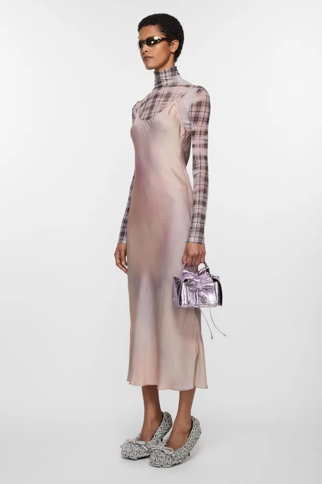 Acne Studios Multipocket Mini Bag Lavender Purple Woman Bags