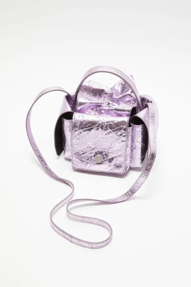 Acne Studios Multipocket Mini Bag Lavender Purple Woman Bags