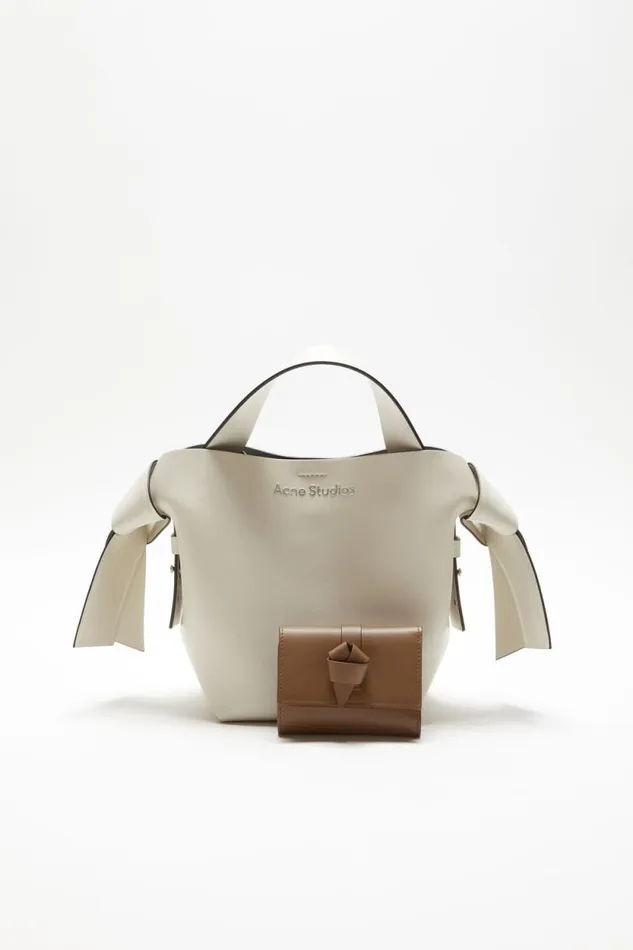 Acne Studios Musubi Folded Wallet Camel Brown Man Bags