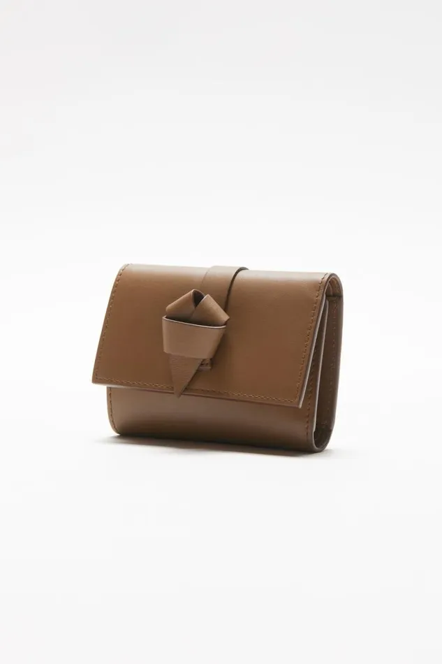 Acne Studios Musubi Folded Wallet Camel Brown Man Bags