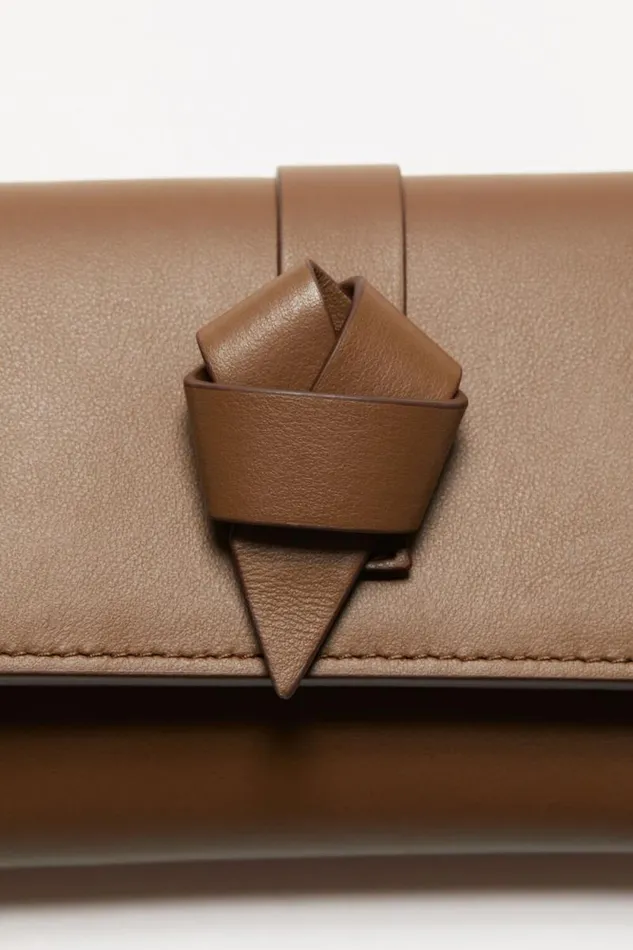 Acne Studios Musubi Folded Wallet Camel Brown Man Bags