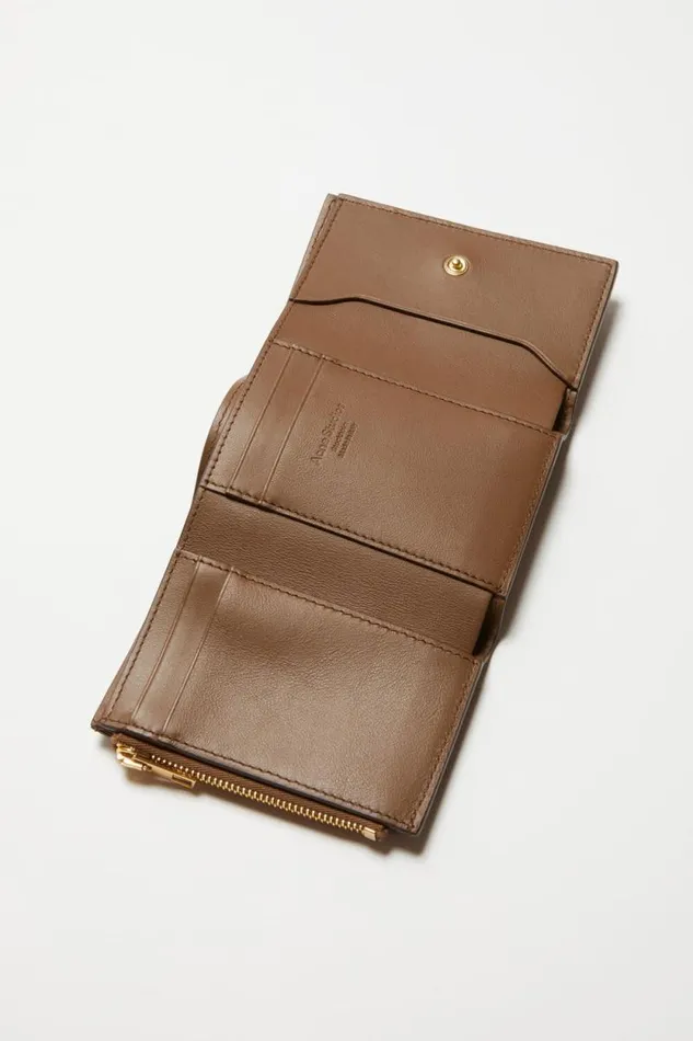 Acne Studios Musubi Folded Wallet Camel Brown Man Bags