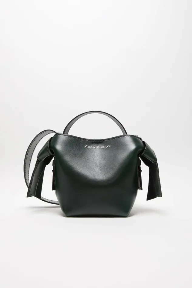 Acne Studios Musubi Mini Shoulder Bag Olive Green Man Bags