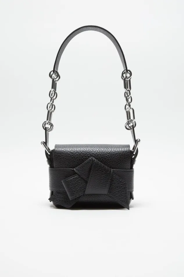 Acne Studios Musubi Shoulder Bag Black Woman Bags