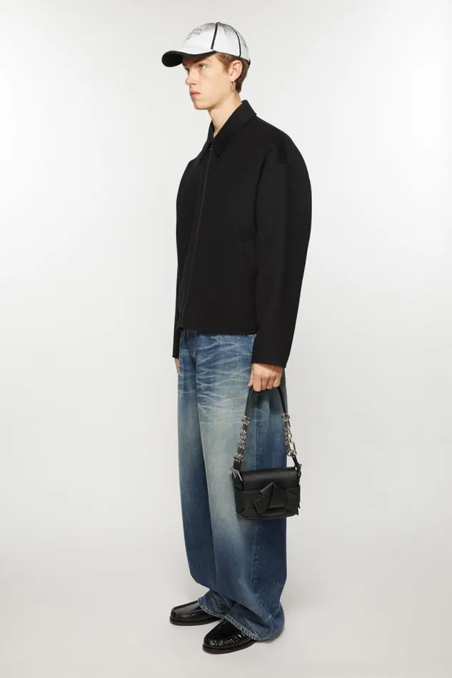 Acne Studios Musubi Shoulder Bag Black Woman Bags