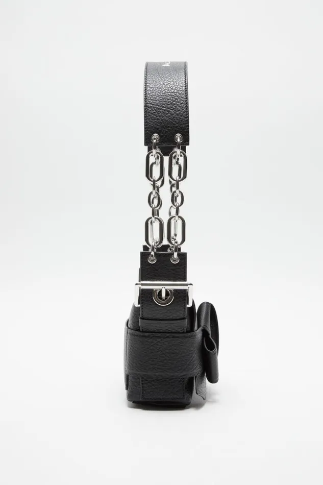 Acne Studios Musubi Shoulder Bag Black Woman Bags