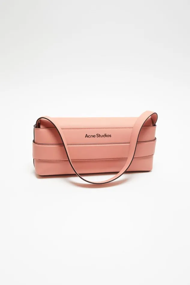 Acne Studios Musubi Shoulder Bag Salmon Pink Man Bags