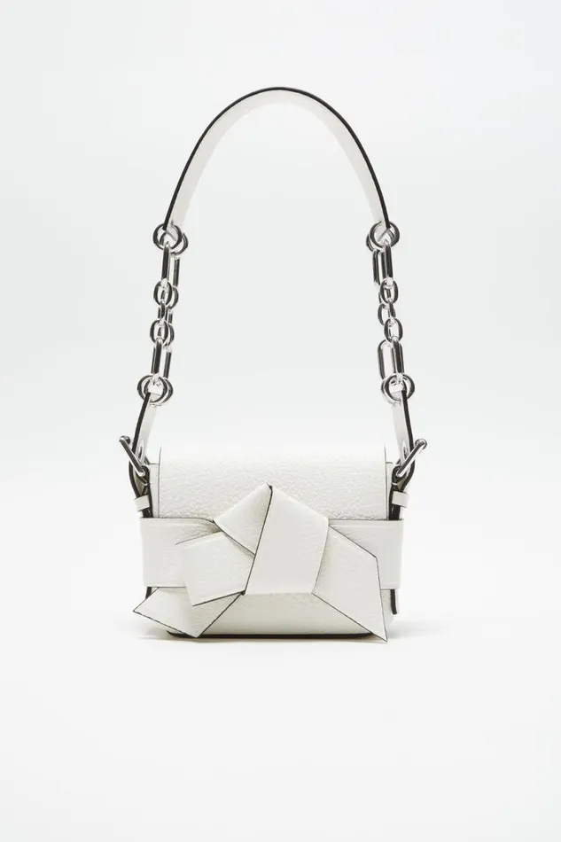 Acne Studios Musubi Shoulder Bag White Man Bags