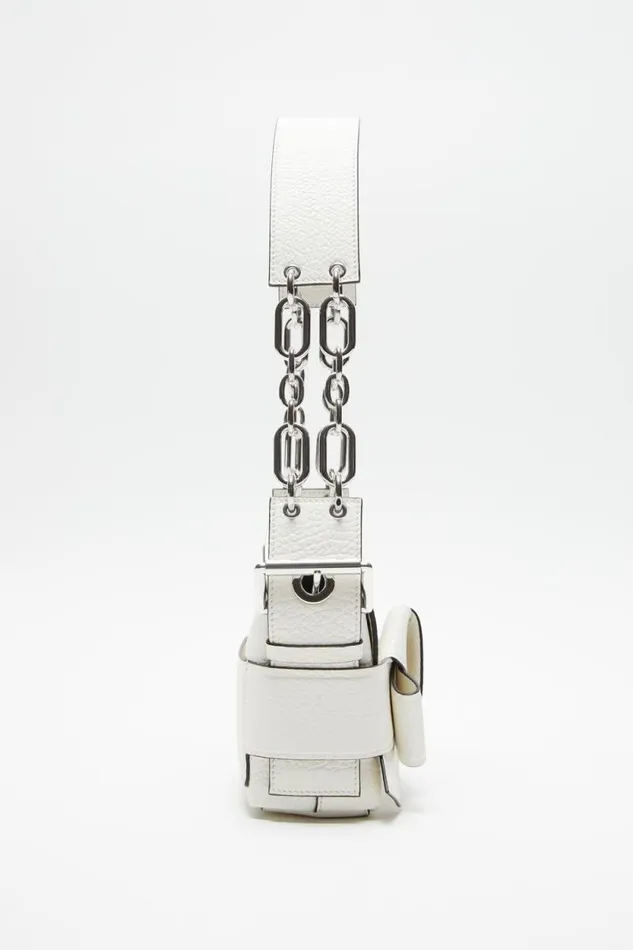 Acne Studios Musubi Shoulder Bag White Man Bags