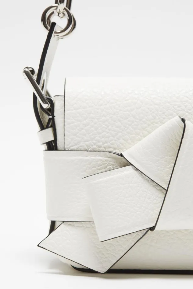 Acne Studios Musubi Shoulder Bag White Man Bags