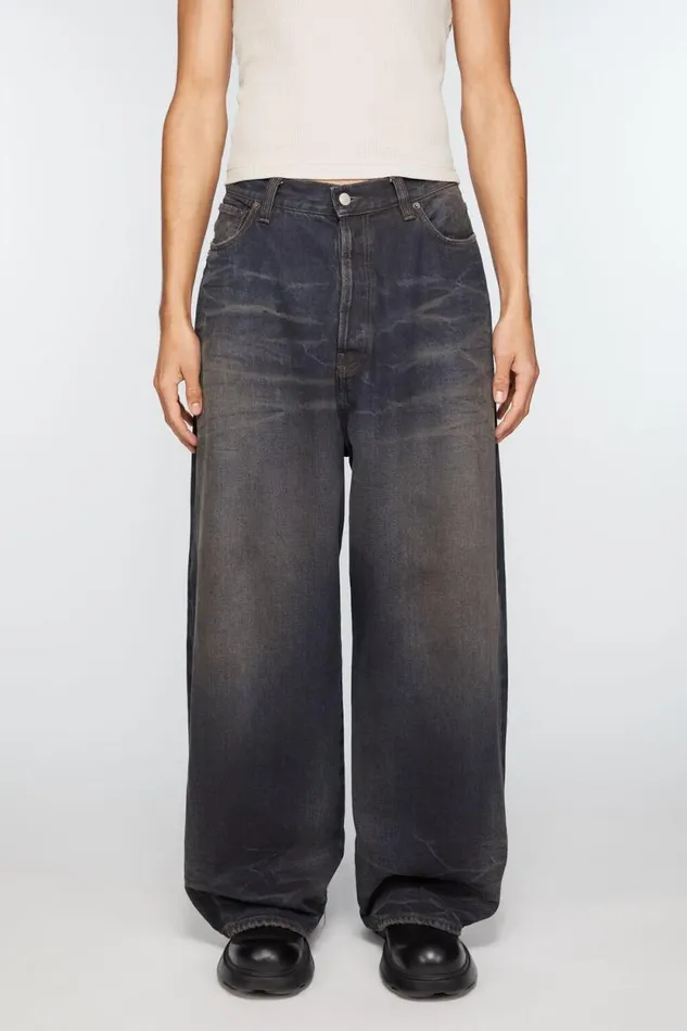Acne Studios Super Baggy Fit Jeans 8211 2023M Dark Blue Man Jeans