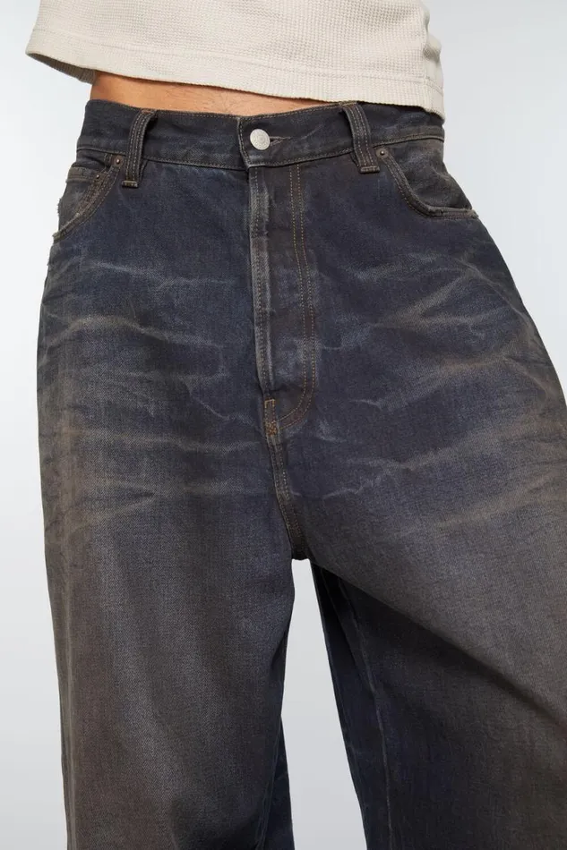 Acne Studios Super Baggy Fit Jeans 8211 2023M Dark Blue Man Jeans