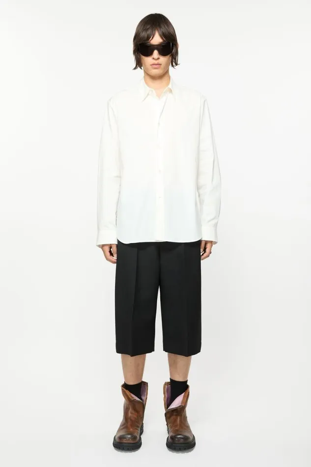 Acne Studios Tailored Shorts Black Man Shorts