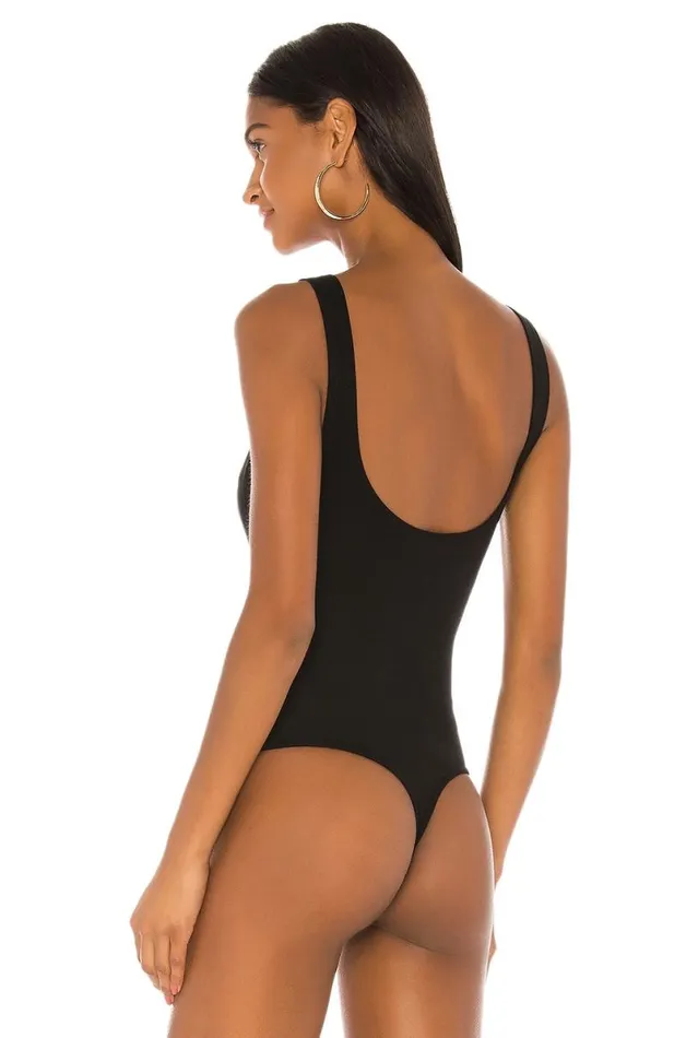 Aiden Bodysuit Black Women Lovers and Friends Tops