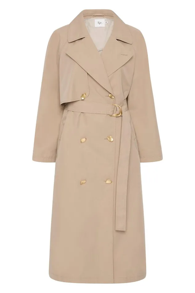Aje Blazers Jackets and Coats Replica Trench Coat Dune Beige 8211 Women
