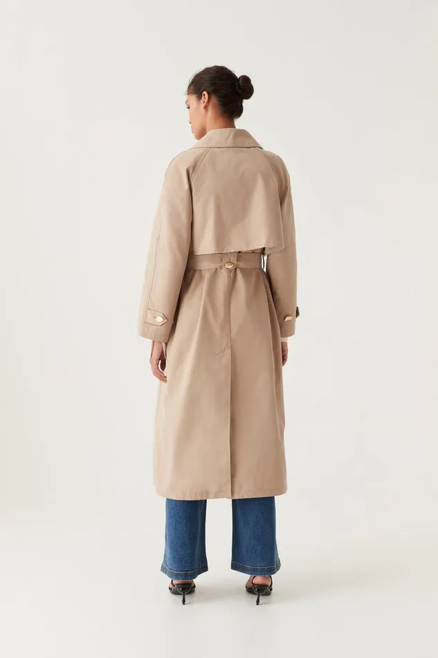 Aje Blazers Jackets and Coats Replica Trench Coat Dune Beige 8211 Women