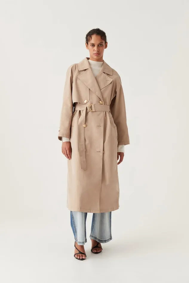 Aje Blazers Jackets and Coats Replica Trench Coat Dune Beige 8211 Women