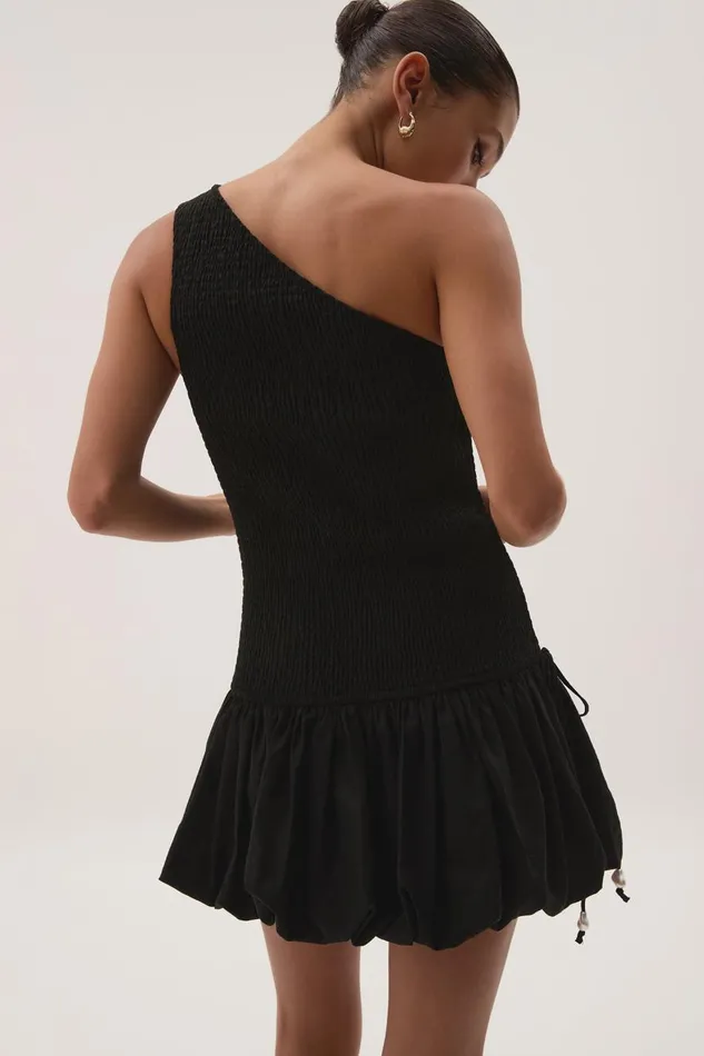 Aje Dresses Airlie One Shoulder Mini Dress Black 8211 Women Aje Dresses Airlie One Shoulder Mini Dress Black 8211 Women