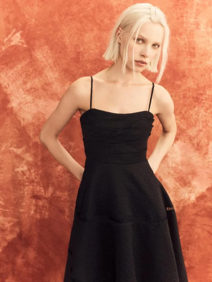 Aje Dresses Cinque Jacquard Maxi Dress Black 8211 Women Aje Dresses Cinque Jacquard Maxi Dress Black 8211 Women