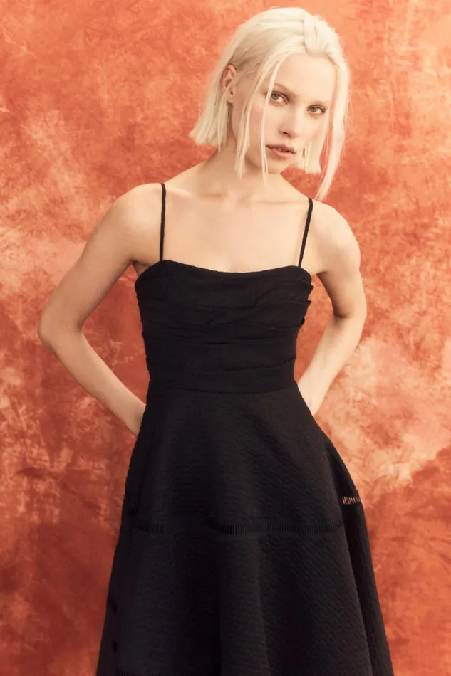 Aje Dresses Cinque Jacquard Maxi Dress Black 8211 Women Aje Dresses Cinque Jacquard Maxi Dress Black 8211 Women