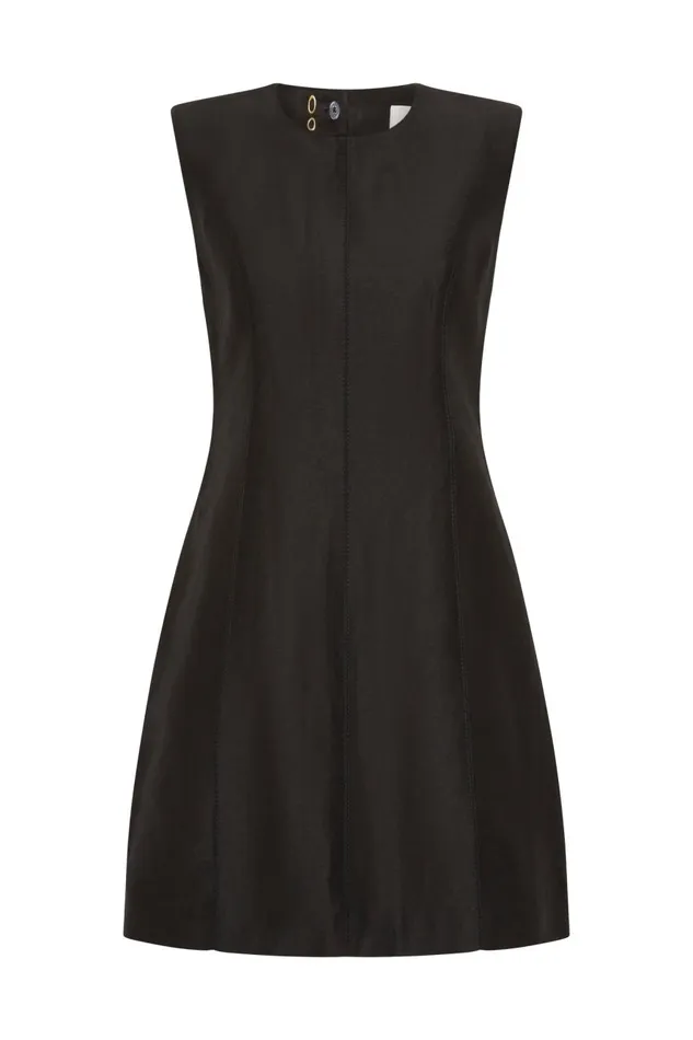 Aje Dresses Cove Pendant Mini Dress Black 8211 Women Aje Dresses Cove Pendant Mini Dress Black 8211 Women