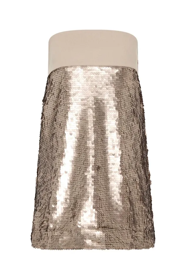 Aje Dresses Nebula Mini Dress Champagne Sequin 8211 Women