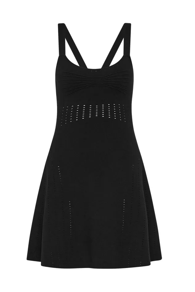Aje Dresses Reine Knit Mini Dress Black 8211 Women Aje Dresses Reine Knit Mini Dress Black 8211 Women