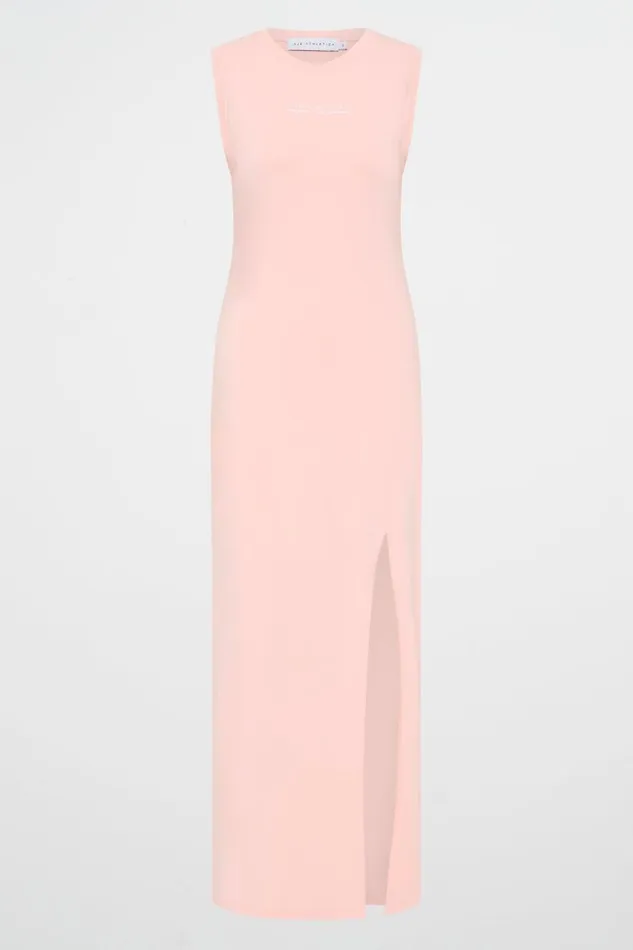 Aje Dresses Split Hem Jersey Dress 816 Blush Pink 8211 Women Aje Dresses Split Hem Jersey Dress 816 Blush Pink 8211 Women
